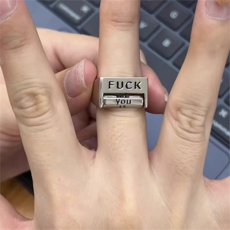 Nti Everything Rotatable Ring, verstellbarer Stimmungsring für Paare