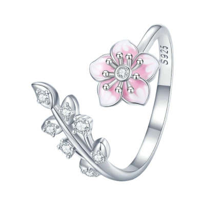 S925 Sterling Silver Open Adjustable Ring
