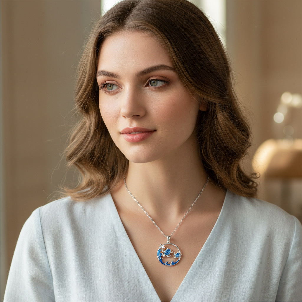 Original Turtle Guardian Necklace For Women