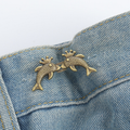 Dolphin waist buckle-copper-alloy-1 pair