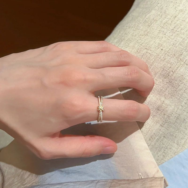 Süßer 3D-Schmetterlingsring für Damen, zarte Emaille-Farbe, niedlicher verstellbarer Ring, INS-Stil Nischen-Zeigefingerring