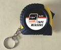 Keychain tape tape-2m * 12.5 mm-ABS+PVC-black and yellow-1 piece