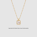 French-style Vintage Agate And Malachite Necklace For Women Lightweight