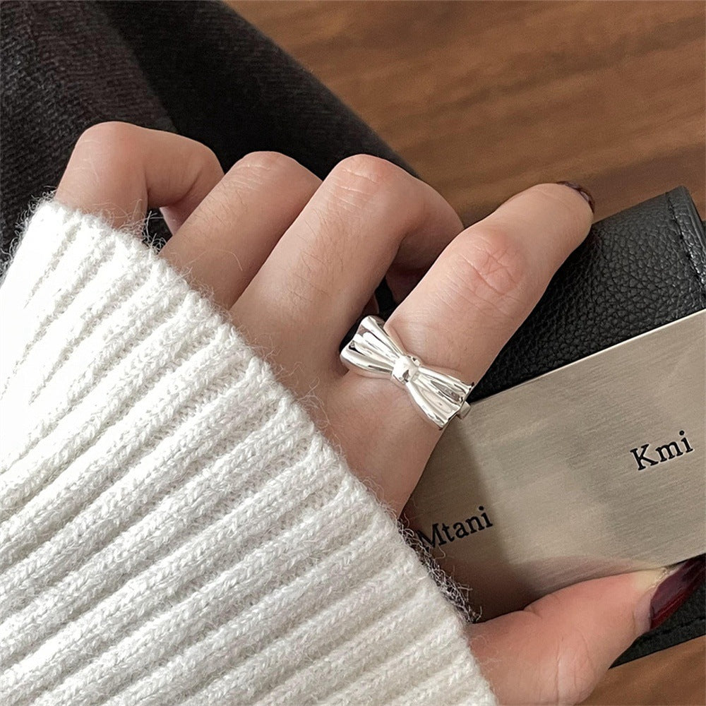 S925 Sterling Silberringe für Damen, minimalistischer Vintage-Fingerschmuck, der nicht anläuft