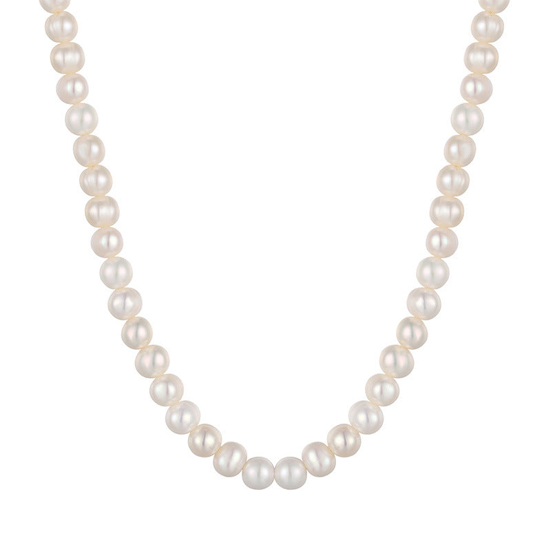 Women's Simple All-Match Freshwater Pearl Necklace