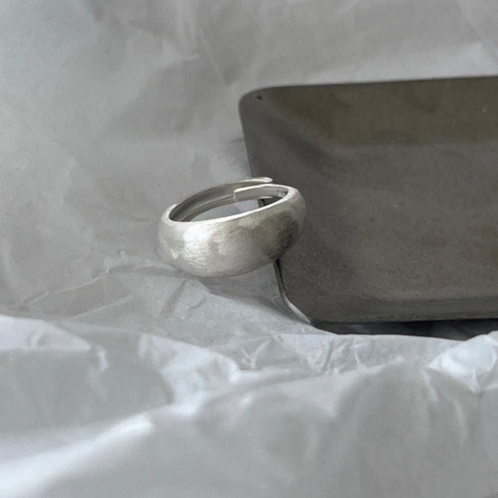 Vintage S925 Silberringe für Damen, minimalistisches High-End-Design, nicht verblassender leichter Luxus-Fingerschmuck