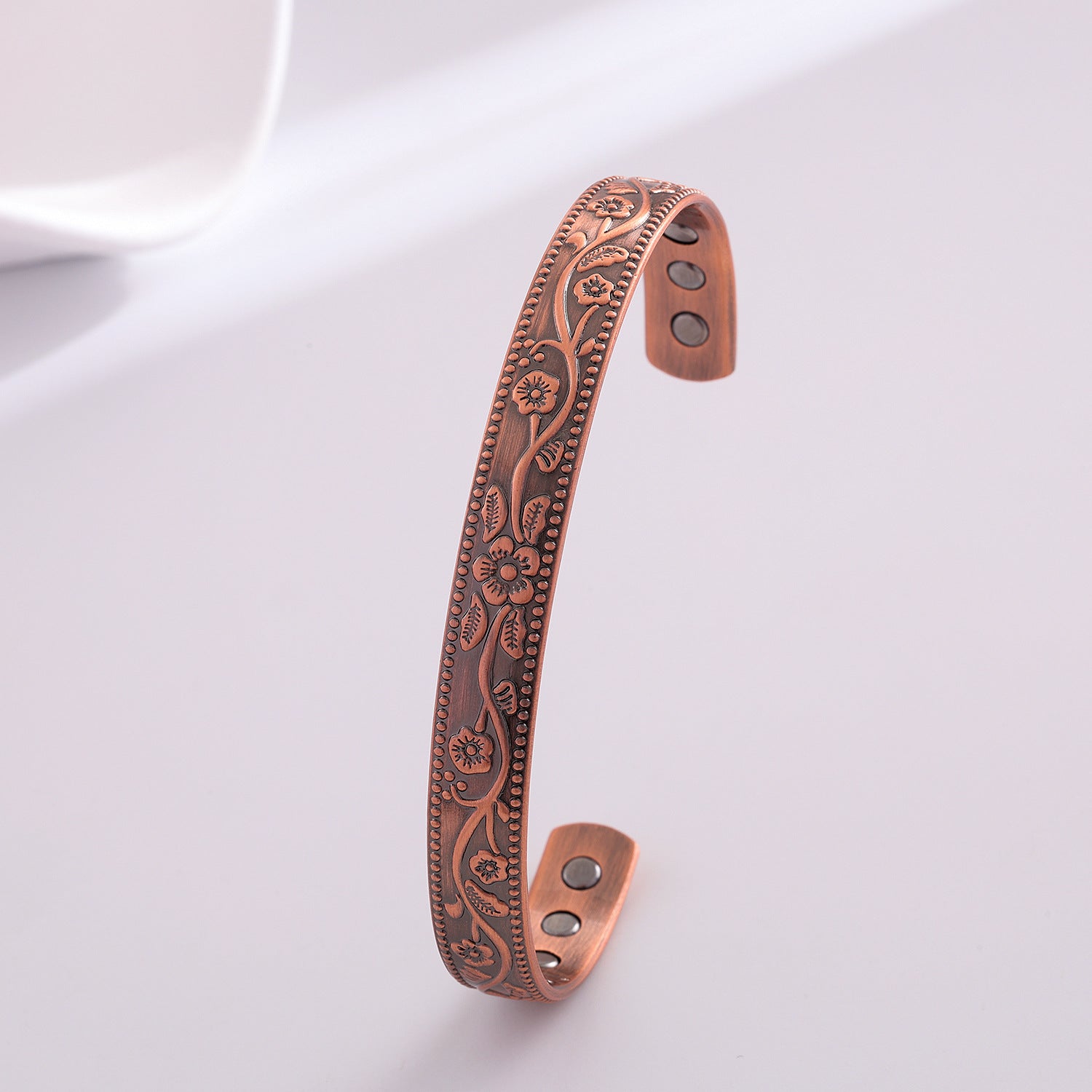 Retro Einfaches Reines Kupfer Magnetarmband