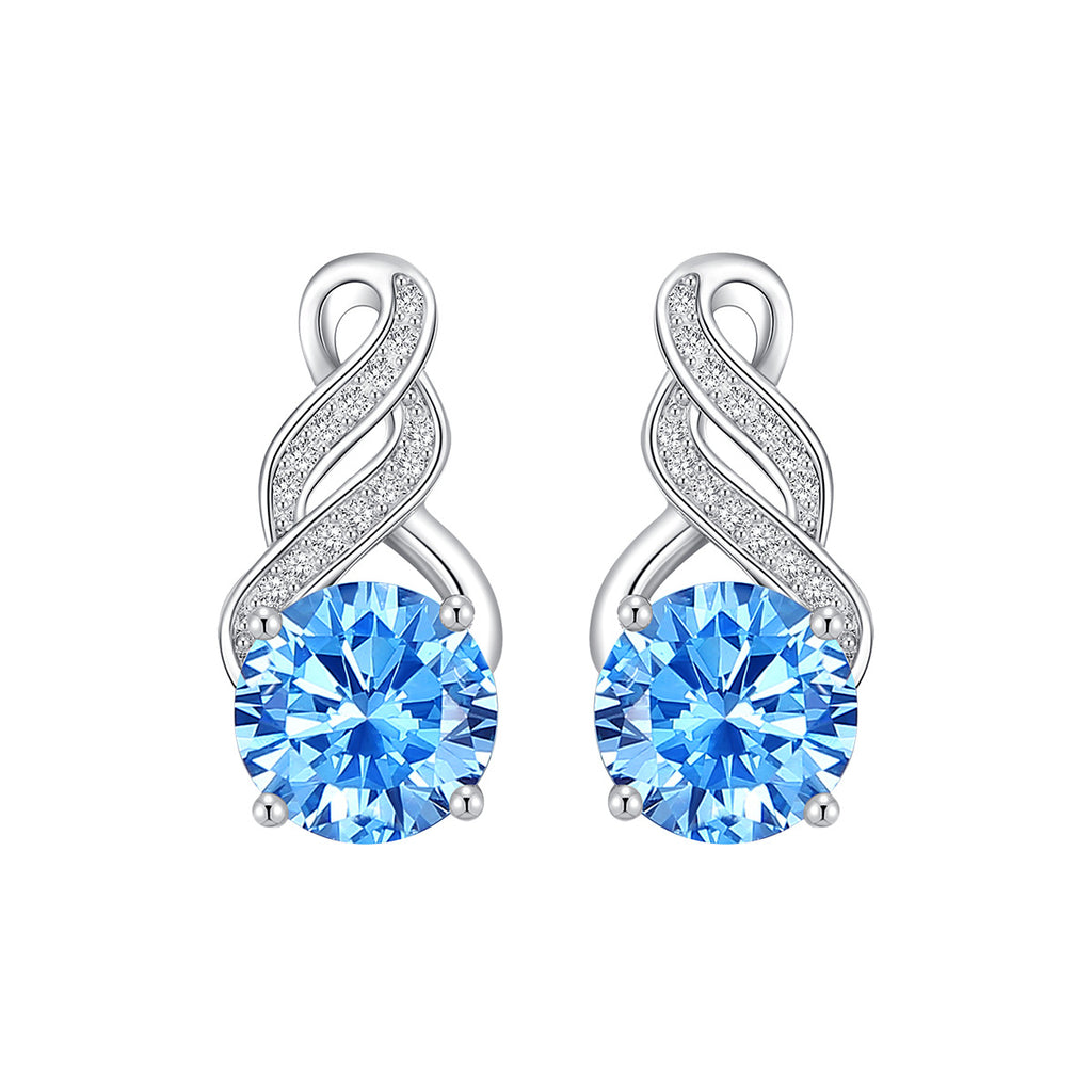 Cross Moissanite Earrings For Women