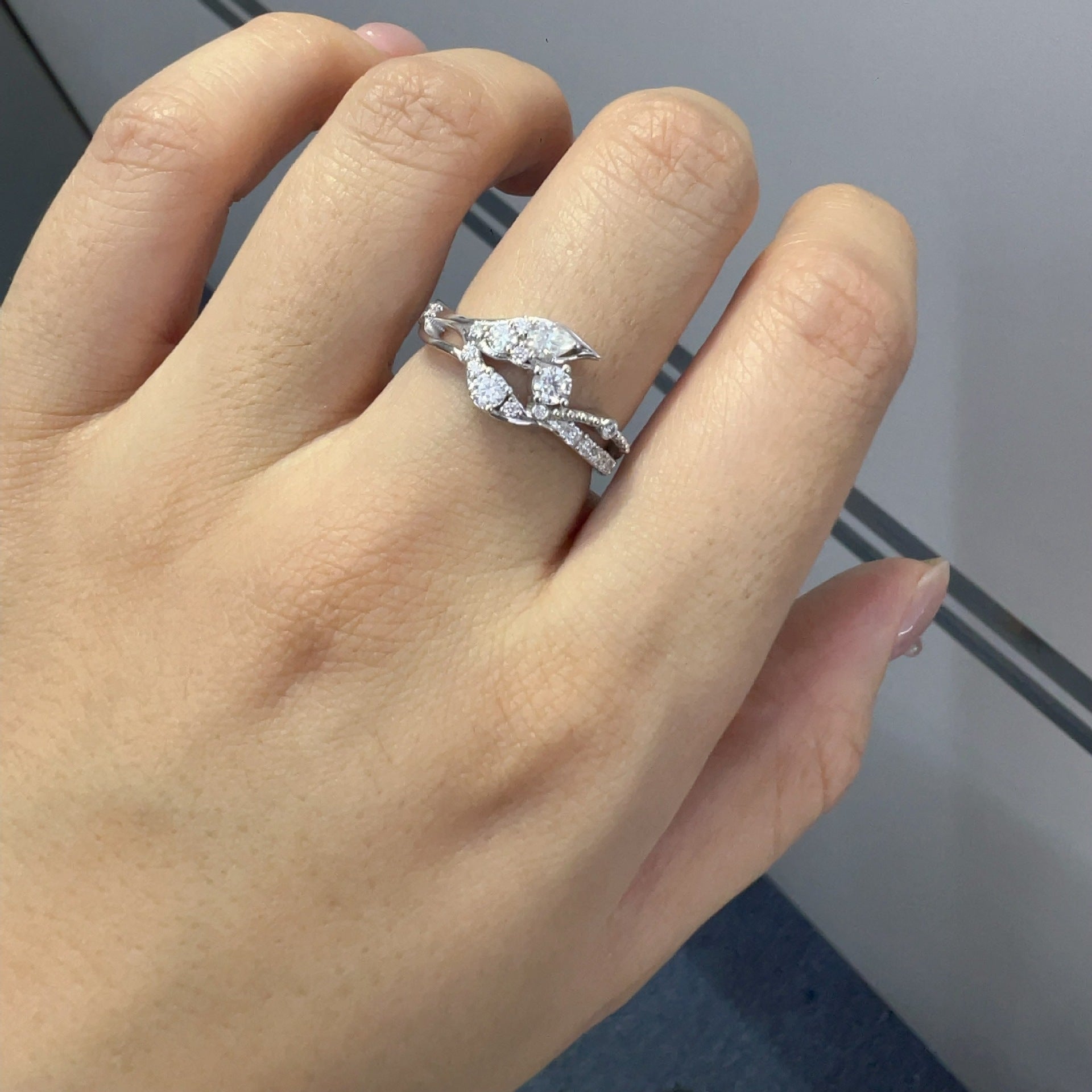 Love And Deepspace Shen Xinghui Offener Ring S925 Sterlingsilber, Anime Merch Replik, Paar Stil Fingerring