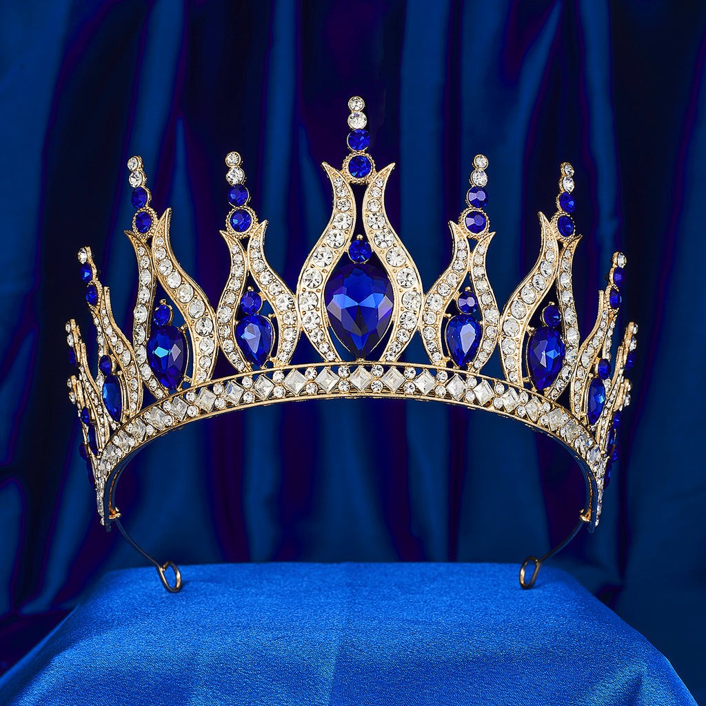 Brides Crystal Crown Party Ball Gown Headpiece