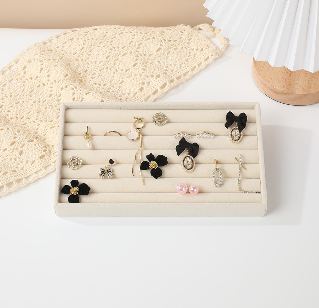 Jewelry Storage Box-Full Exclusion Clause-Beige-1 piece