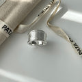 New Korean Style Wave Pattern Wide Band Ring For Women, Minimalist Irregular Cool Style, Versatile Finger Ring, Gift Ready