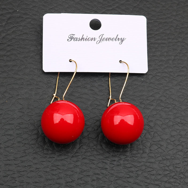 Large Pearl Silver Pearl Ear Clips For Women
