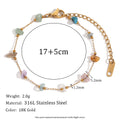 Fashionable Natural Pebble Handmade Bracelet