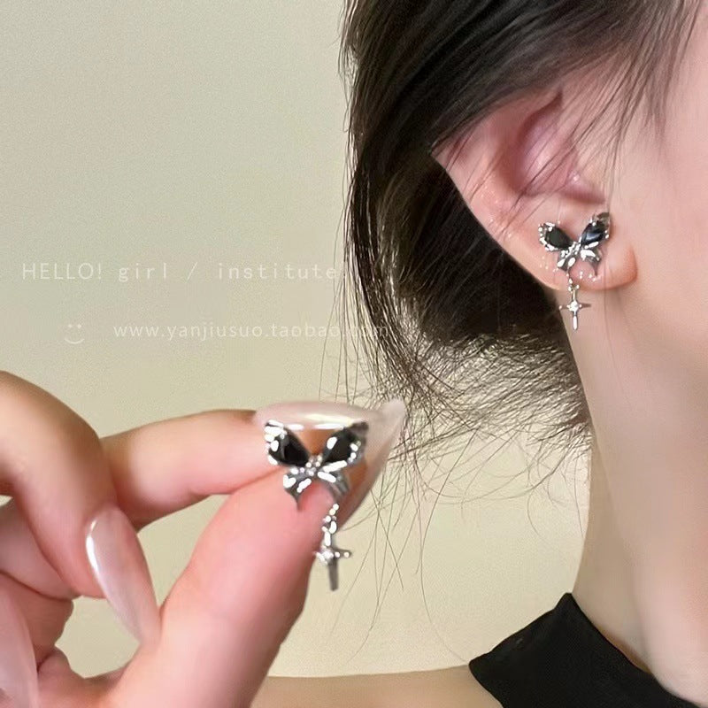 Elegante Perlenohrringe für Frauen, 2-in-1-Design, vergoldete Zirkonia-Steckerohrringe, luxuriöse Vintage-Hängeohrringe für Hochzeiten und den Alltag