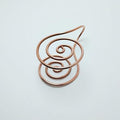 Fashionable Personalized Spiral Palm Ring Earrings