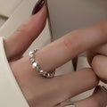 S925 Silver Women Rings, High-End Minimalist Non-Fading Vintage Bands