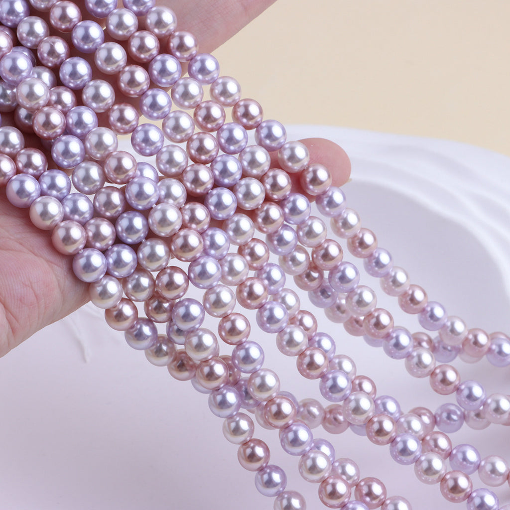 Pearl Loose Beads With Holes For DIY Necklaces