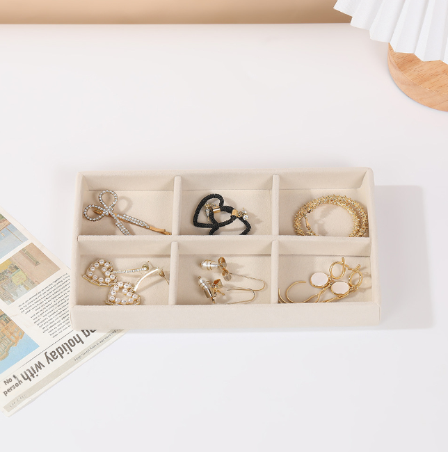 Jewelry Storage Box-Full Exclusion Clause-Beige-1 piece