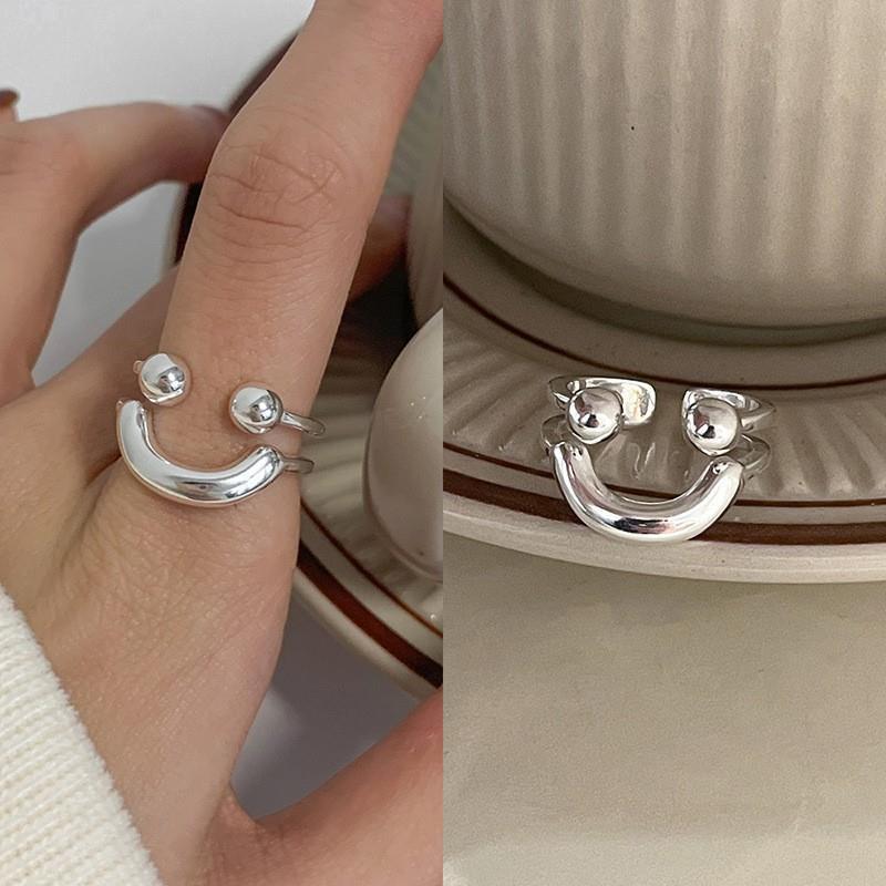 925er Sterlingsilber unregelmäßiger schlichter Bandring für Damen, minimalistischer INS-Stil, anlaufbeständige vielseitige stapelbare Fingerringe