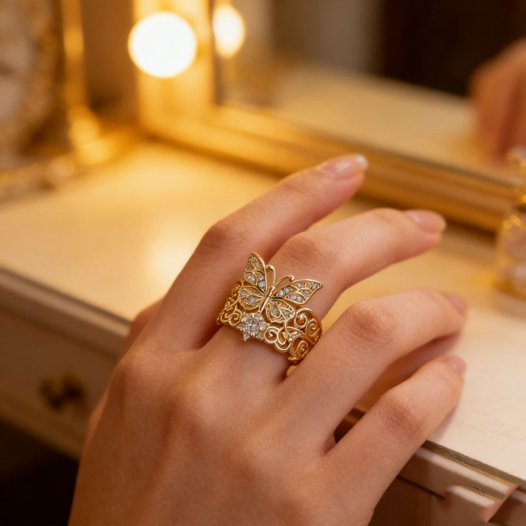 High-end Fashionable Light-luxury Ring Jewelry