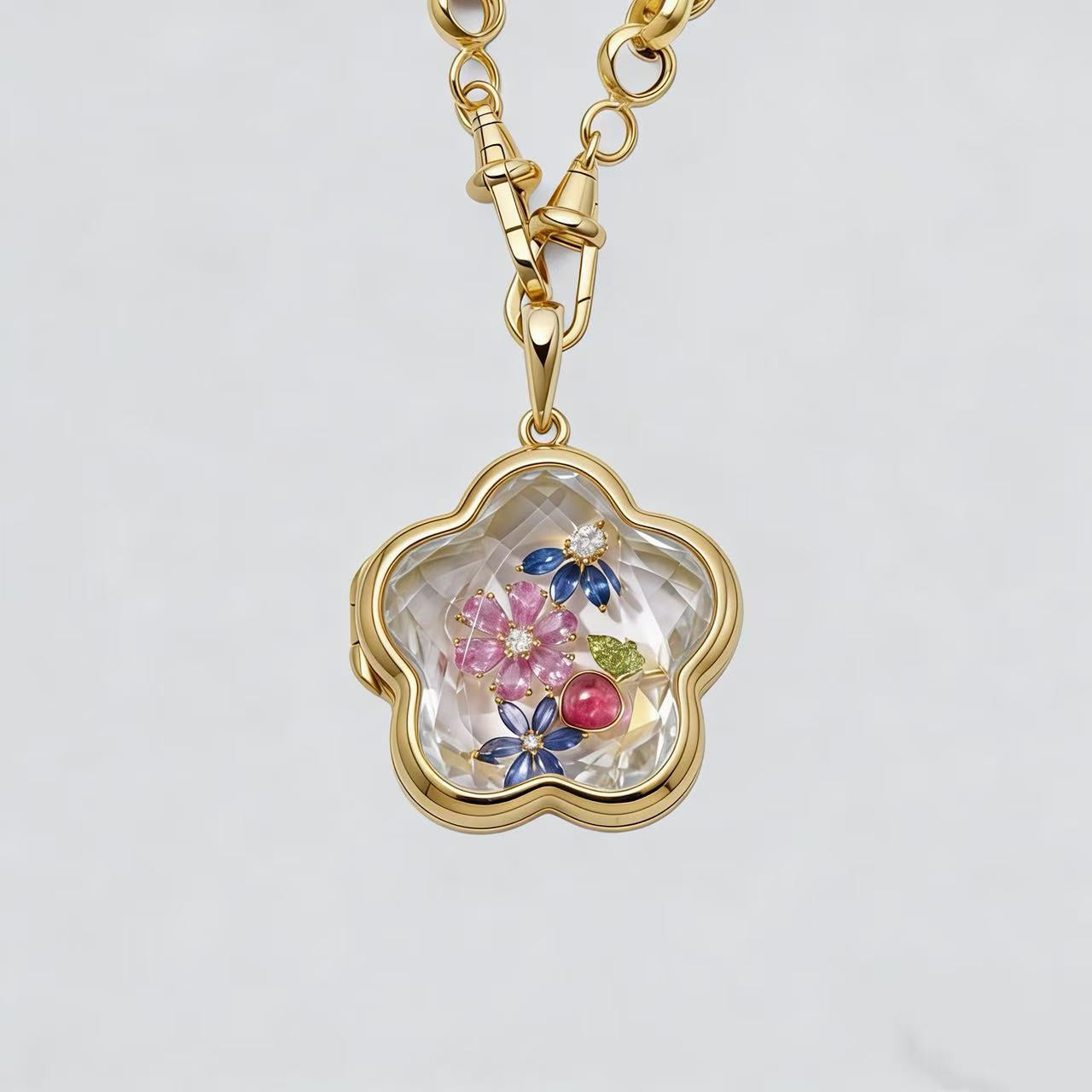 New Niche Cute Folding Necklace