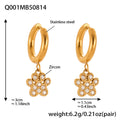 Exquisite And Dainty Bear-claw Pendant Earrings