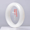 Natural Xinjiang Mutton-fat Grade White Jade Bracelet, Hetian