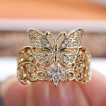 High-end Fashionable Light-luxury Ring Jewelry