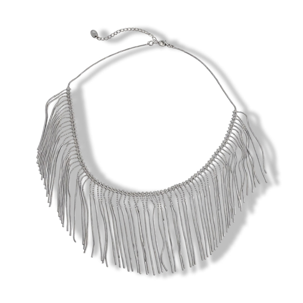Fashionable Metal Tassel Necklace