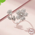 Cherry Blossom Open Adjustable Ring