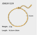 Edelstahlring mit Muschelarmband