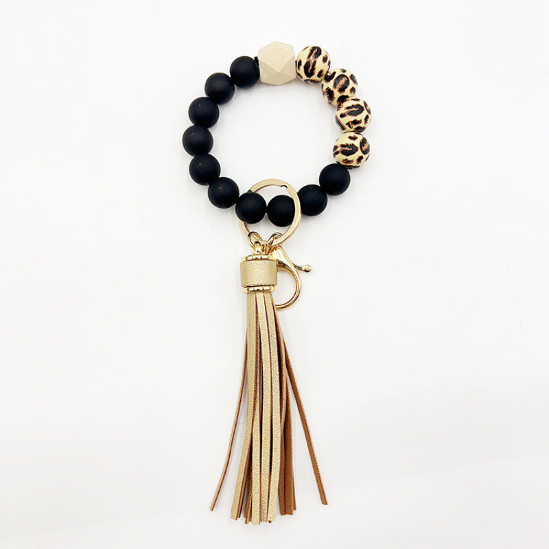 Silicone Tassel Bead Bag Accessory Pendant