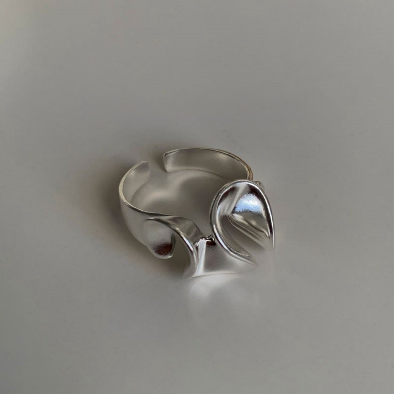 Vintage S925 Silber Damenringe, Schlichtes Luxuriöses Einzigartiges Design Fingerbänder