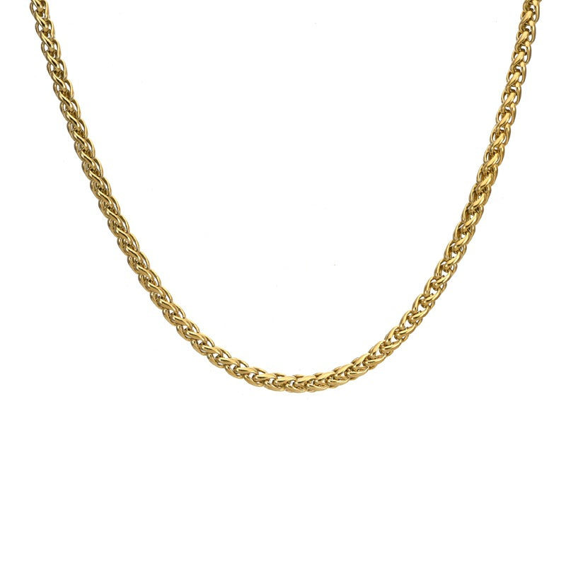 Stainless Steel Skeletal Chain Personalized Simple Fashionable Versatile Necklace Jewelry