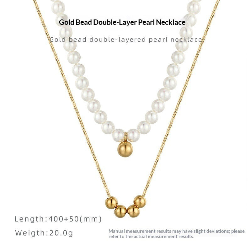 Women's Simple All-Match Freshwater Pearl Necklace