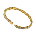 Tennis-Kette aus Edelstahl 316 mit Zirkonia-Einlage