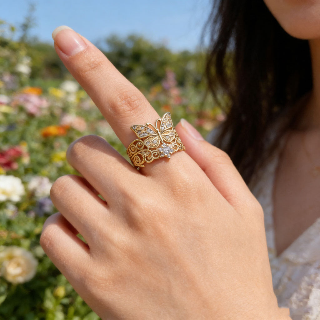 High-end Fashionable Light-luxury Ring Jewelry
