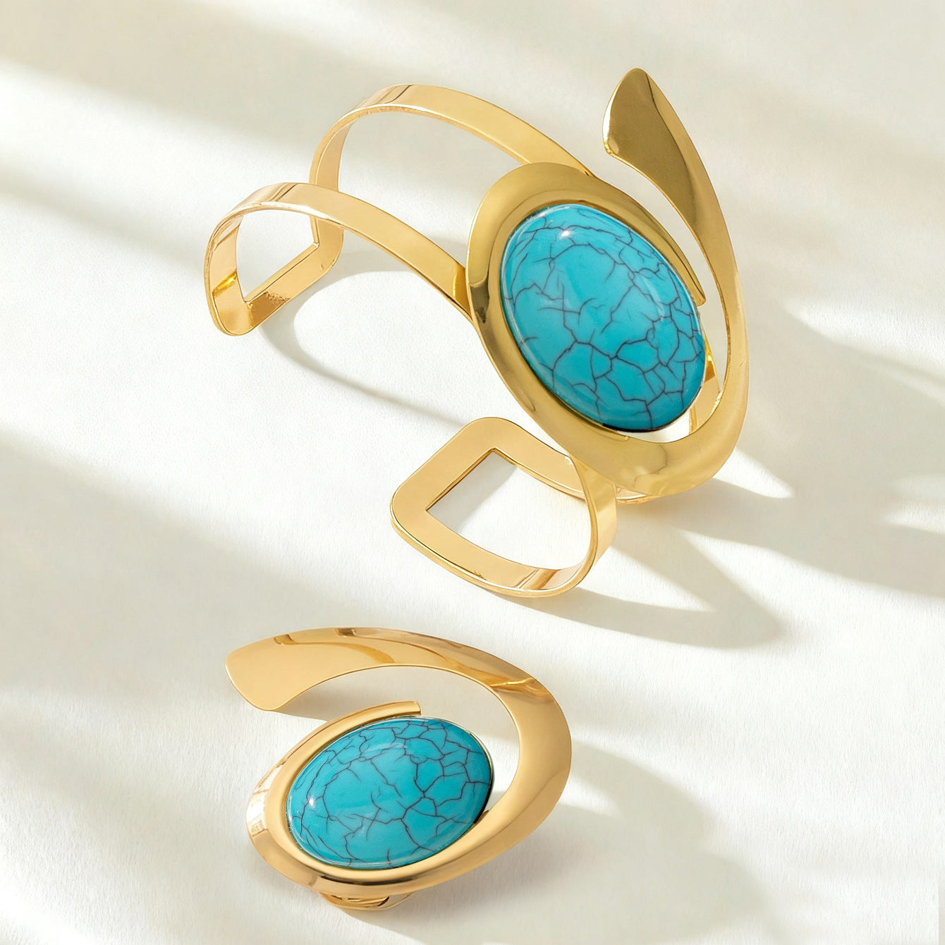 Damen-Armband- und Ring-Set