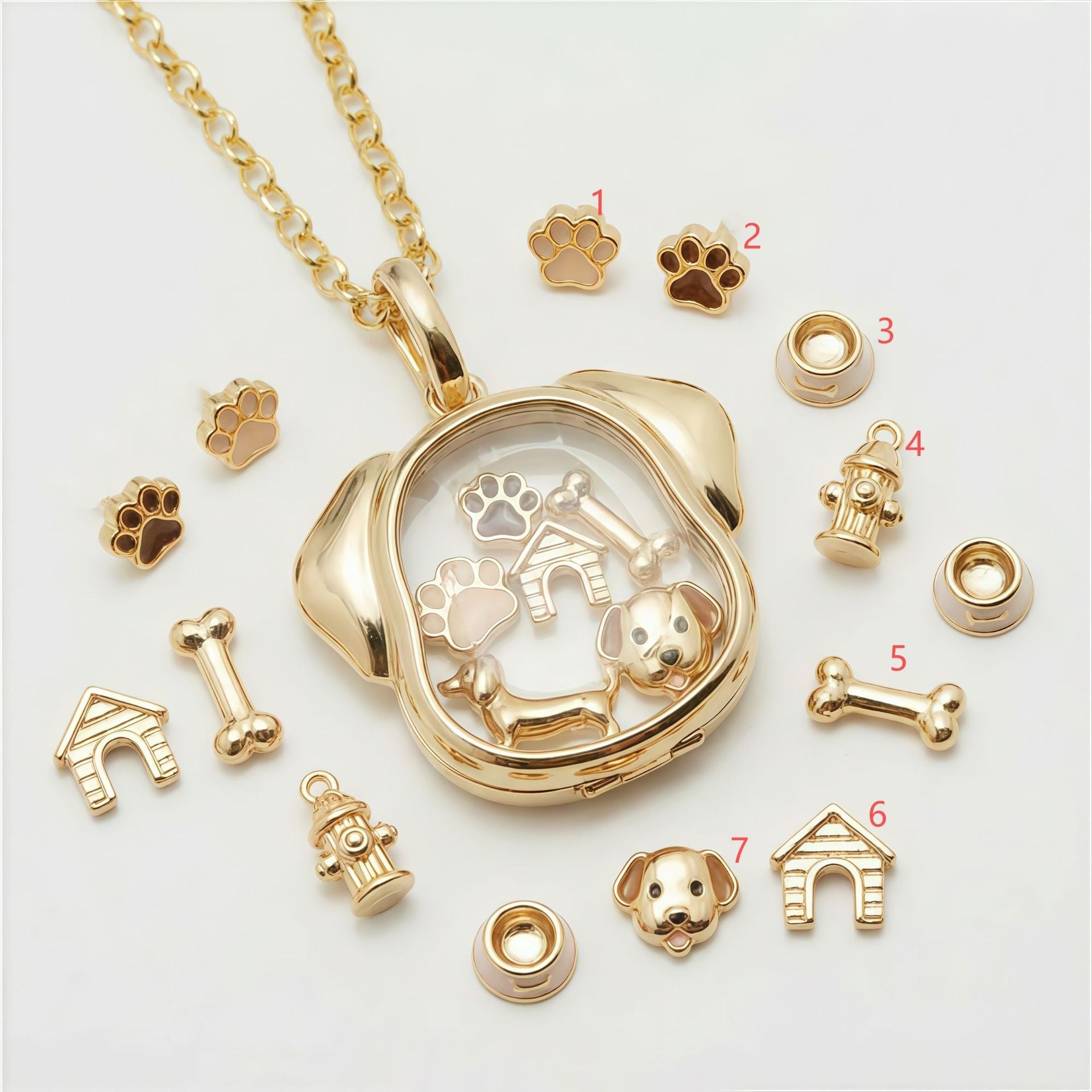 New Niche Cute Folding Necklace