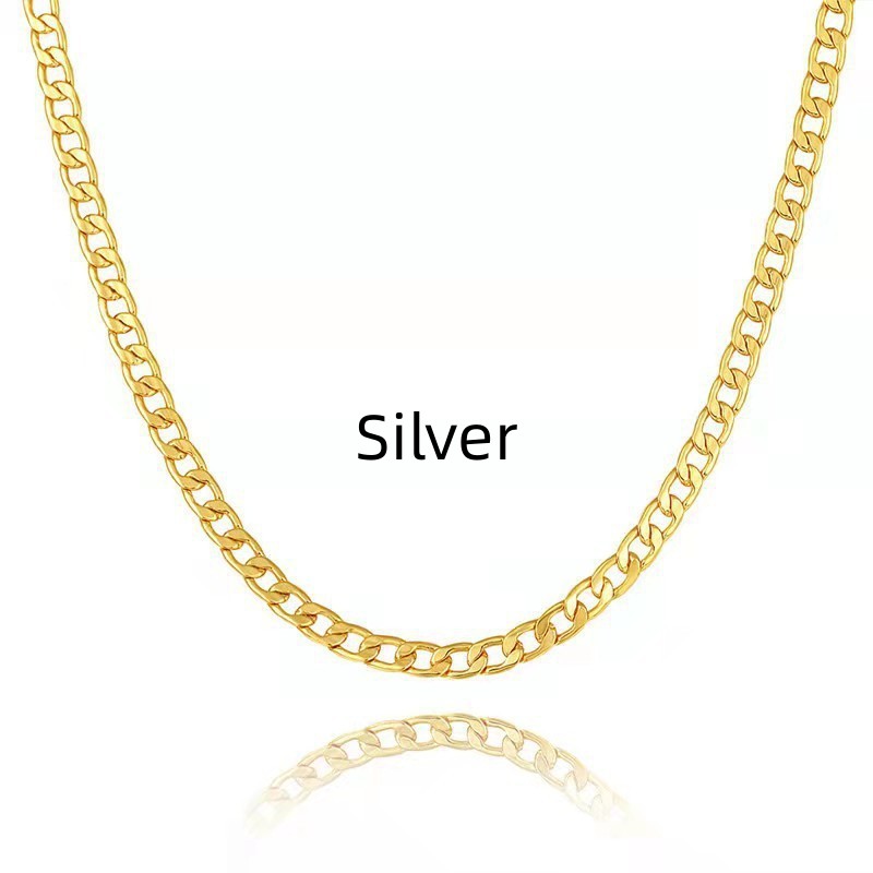 Fashionable Minimalist Cuban-link Necklace With A Premium Feel
