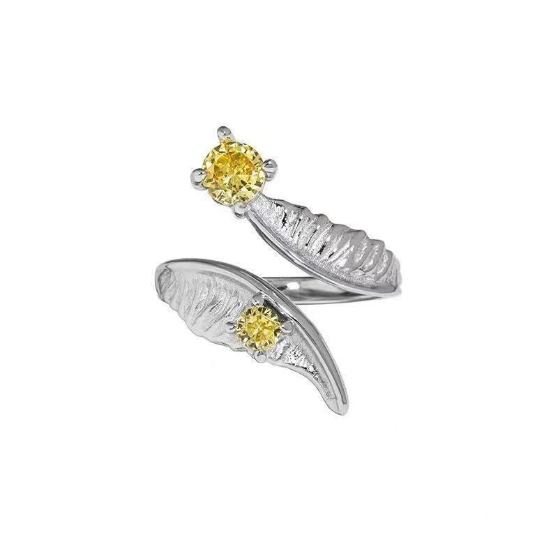 Neuer unregelmäßiger Zirkonring für Damen, INS-Trend, schlichter und vielseitiger verstellbarer Zeigefingerring