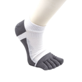 Herren Zehensocken-Weiß-Baumwolle-1 Paar