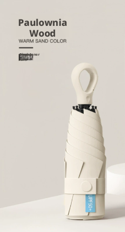 Capsule umbrella-Spring ring deduction-Wutong rice-1 piece