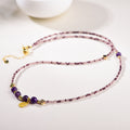 Niche High-end Jiuzi Li Fire Bead Clavicle Necklace