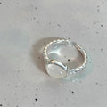 925 Sterling Silver Irregular Stackable Rings For Women, Minimalist INS Style Plain Band, Non-Tarnish Versatile Finger Jewelry For Daily Wear