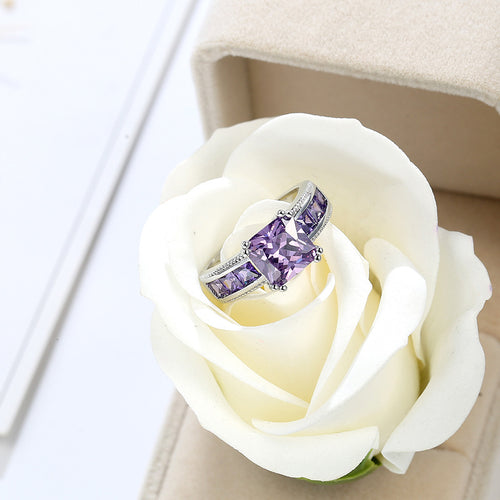 Zirkon trendiger Schmuck Damen-Ehering