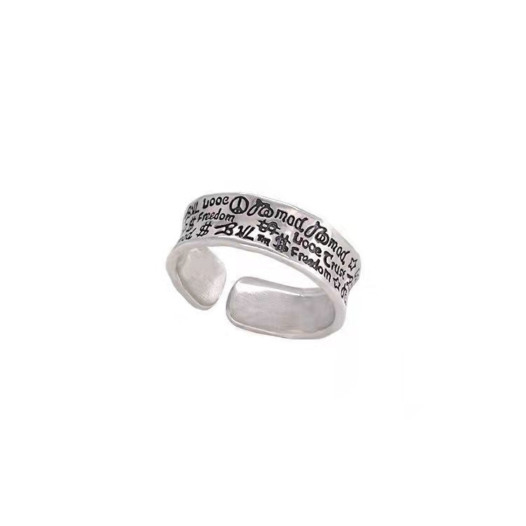 Süßer Cooler Ring mit Herz aus Zirkon, mit Denim-Textur, zierlicher leichter Luxusschmuck für Frauen
