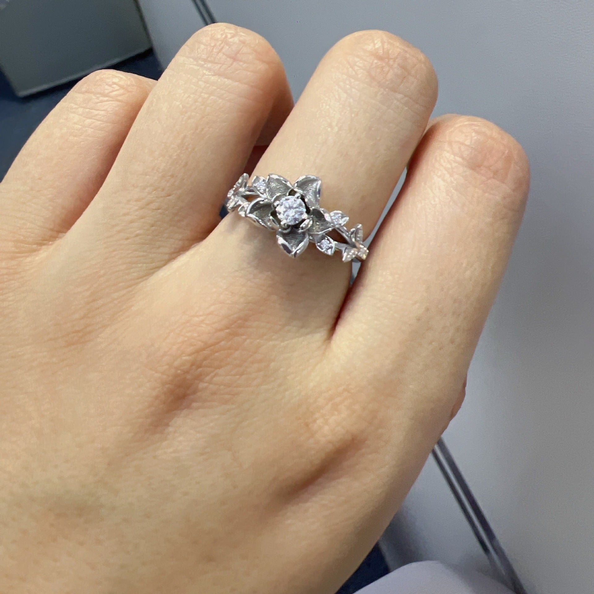 Love And Deepspace Shen Xinghui Open Ring S925 Sterling Silver, Anime Merch Replica, Couple Style Finger Ring