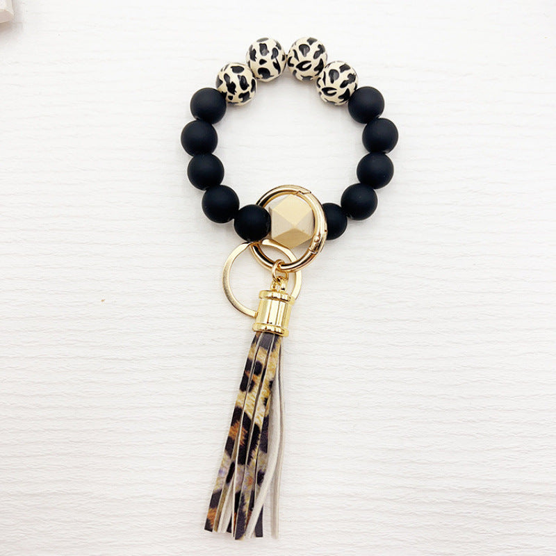 Silicone Tassel Bead Bag Accessory Pendant